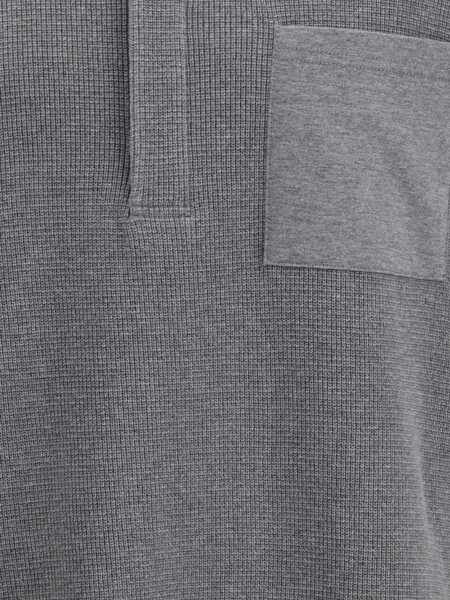 Tricouri Polo Thom Browne Long sleeve Polo Shirt MED GREY Barbati (BM 19533422) 3