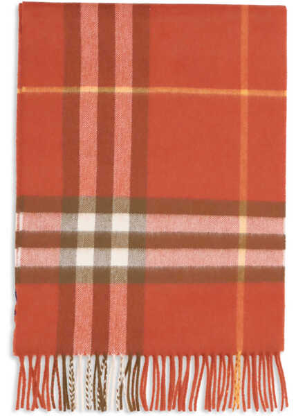 Esarfe Burberry Cashmere Check Scarf ROUX RED Femei (BM 19533425) 1