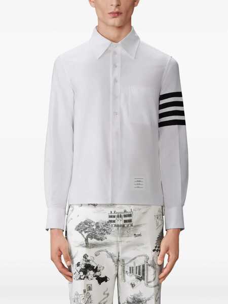 Camasi casual Thom Browne Cotton Shirt WHITE Barbati (BM 19533437) 3
