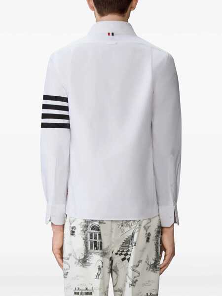 Camasi casual Thom Browne Cotton Shirt WHITE Barbati (BM 19533437) 4