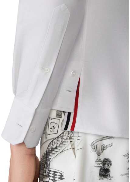 Camasi casual Thom Browne Cotton Shirt WHITE Barbati (BM 19533437) 5
