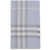 Burberry Wool Check wide Scarf MIST BLUE