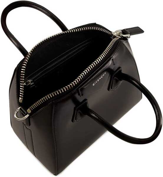 Genti de mana Givenchy Box leather Antigona mini Handbag BLACK Femei (BM 19533530) 2