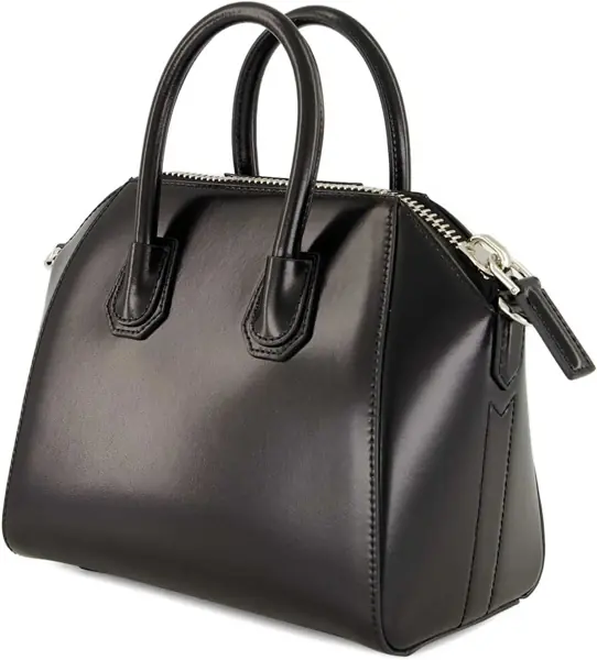 Genti de mana Givenchy Box leather Antigona mini Handbag BLACK Femei (BM 19533530) 5