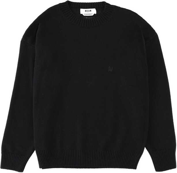 Pulovere MSGM Wool Sweater BLACK Barbati (BM 19533551) 1