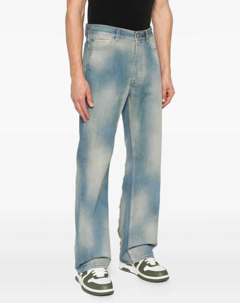 Blugi drepti Off-White Diag Raw Patch Jeans DENIM Barbati (BM 19533560) 3