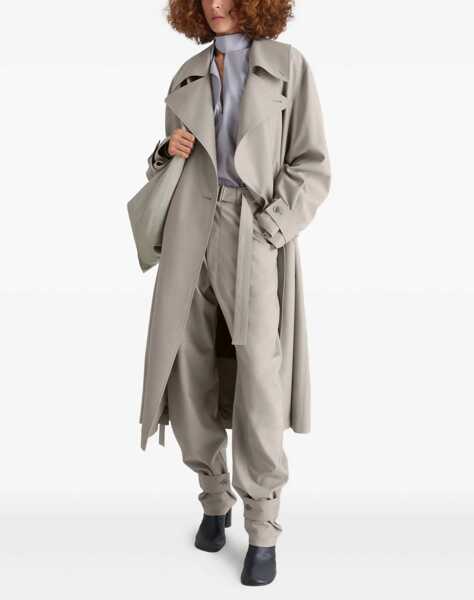 Paltoane LEMAIRE Double-Breasted Trench Coat DOVE Femei (BM 19533587) 2