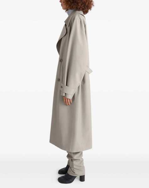 Paltoane LEMAIRE Double-Breasted Trench Coat DOVE Femei (BM 19533587) 3