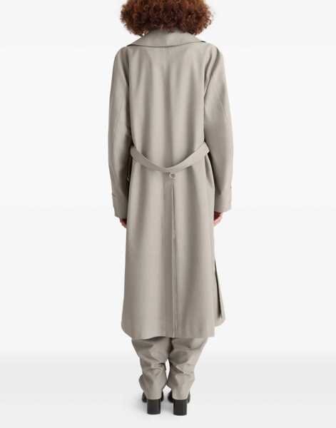 Paltoane LEMAIRE Double-Breasted Trench Coat DOVE Femei (BM 19533587) 4