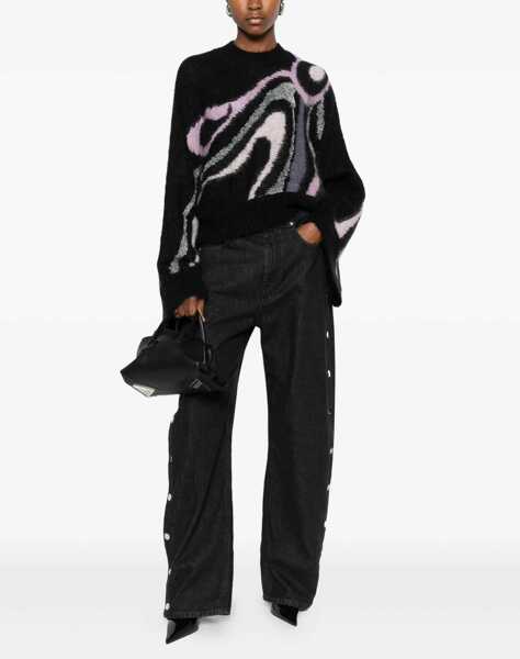 Pulovere PUCCI Marble Inlay Print Sweater PINK Femei (BM 19533593) 2