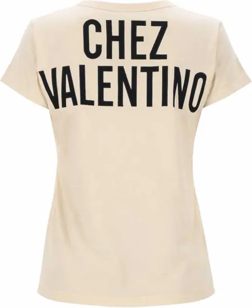 Tricouri Valentino Garavani Printed Cotton T-Shirt BLACK Femei (BM 19533602) 3