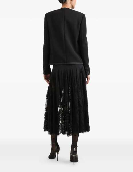 Sacouri office Dolce & Gabbana Double Crepe Single-Breasted Jacket BLACK Femei (BM 19533635) 3