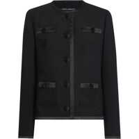 Sacouri office Double Crepe Single-Breasted Jacket Femei