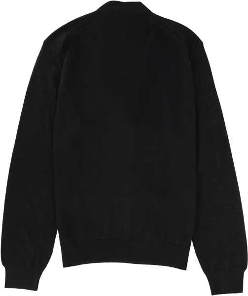 Cardigane MAISON KITSUN Fox Head Cardigan BLACK Barbati (BM 19533641) 2