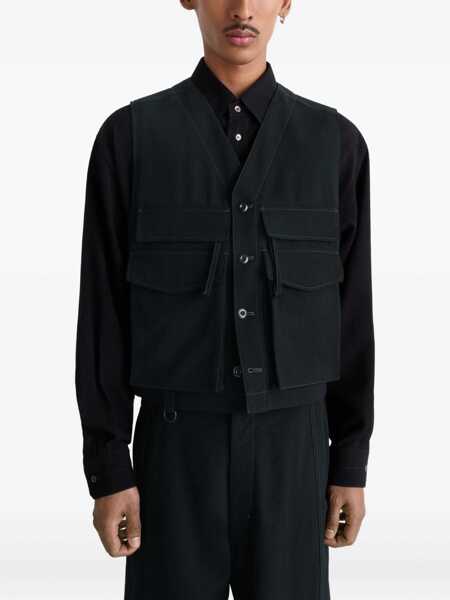 Veste casual LEMAIRE Utility Vest BLACK Barbati (BM 19533659) 3