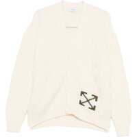 Cardigane Off-White Arrow Stitch Cardigan