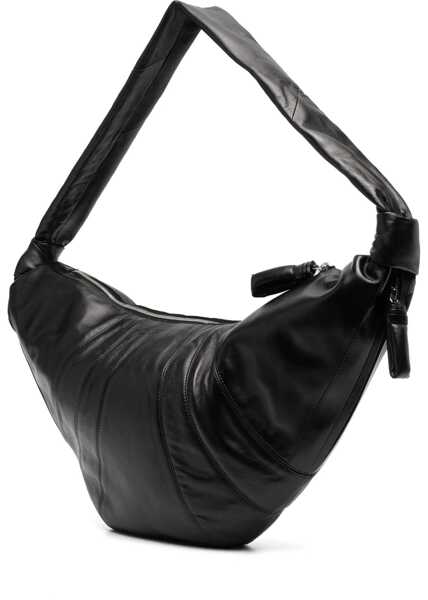 Genti tip postas LEMAIRE Bag Croissant Large BLACK Femei (BM 19533707) 3