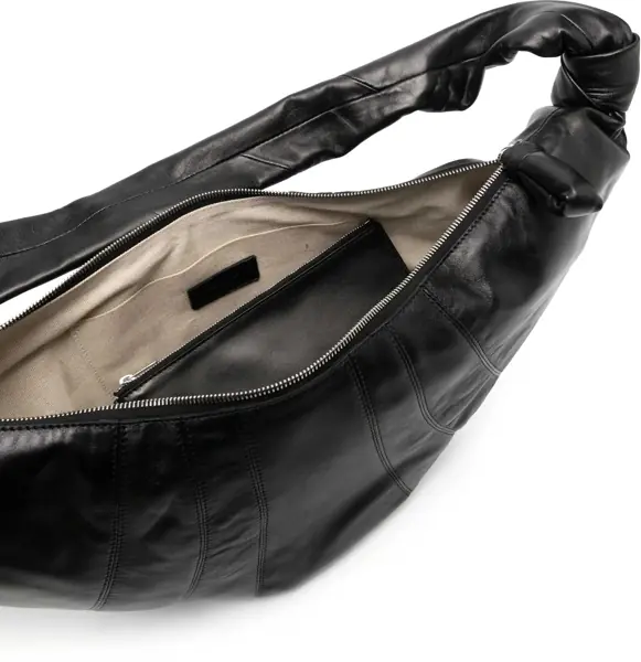 Genti tip postas LEMAIRE Bag Croissant Large BLACK Femei (BM 19533707) 5