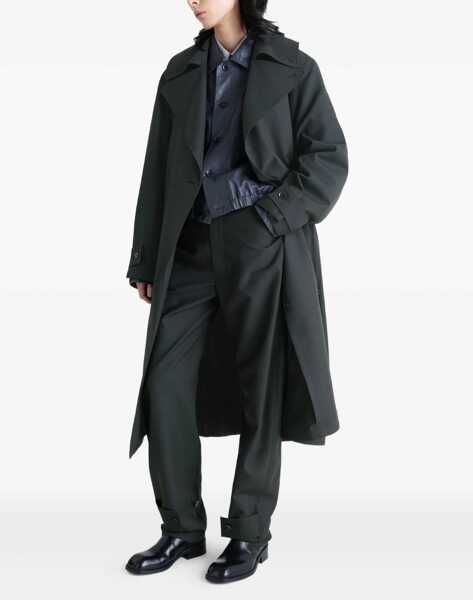 Paltoane LEMAIRE Double-Breasted Trench Coat GREY Femei (BM 19533722) 2