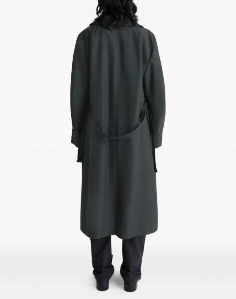 Paltoane LEMAIRE Double-Breasted Trench Coat GREY Femei (BM 19533722) 3