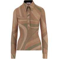 Bluze "Iris" Print Top Femei