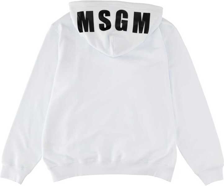 Bluze de trening MSGM Sweatshirt With Logo WHITE Barbati (BM 19533809) 2