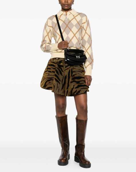 Fuste casual Ganni Animal Miniskirt ANIMALIER Femei (BM 19533842) 2