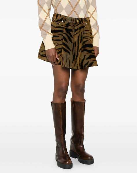 Fuste casual Ganni Animal Miniskirt ANIMALIER Femei (BM 19533842) 3