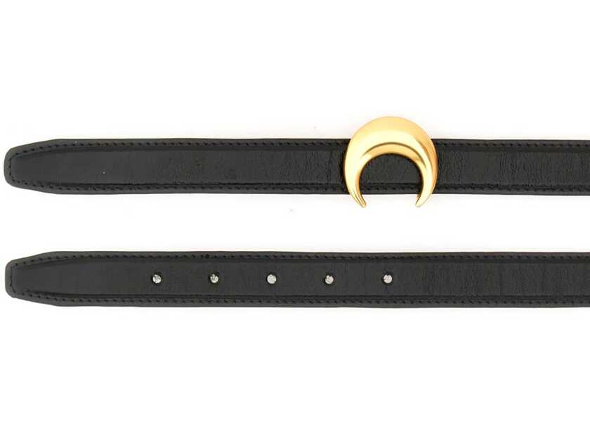 Curele MARINE SERRE Belt With Buckle BLACK Femei (BM 19533866) 3