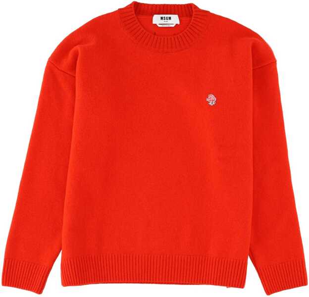 Pulovere MSGM Wool Sweater RED Barbati (BM 19533929) 1