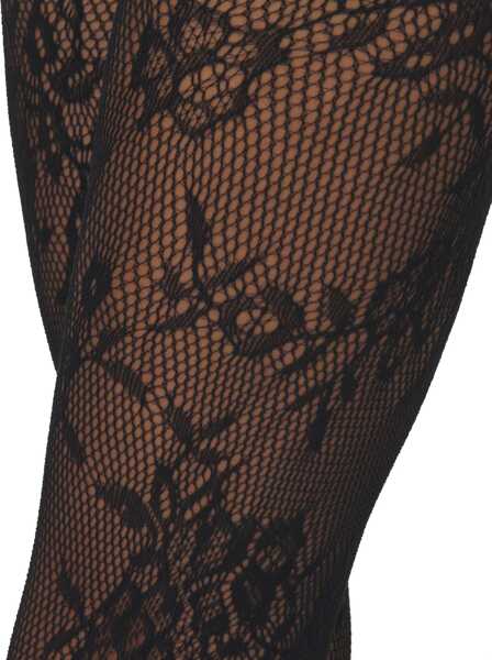 Sosete Alexander McQueen Lace Tights BLACK Femei (BM 19533932) 2