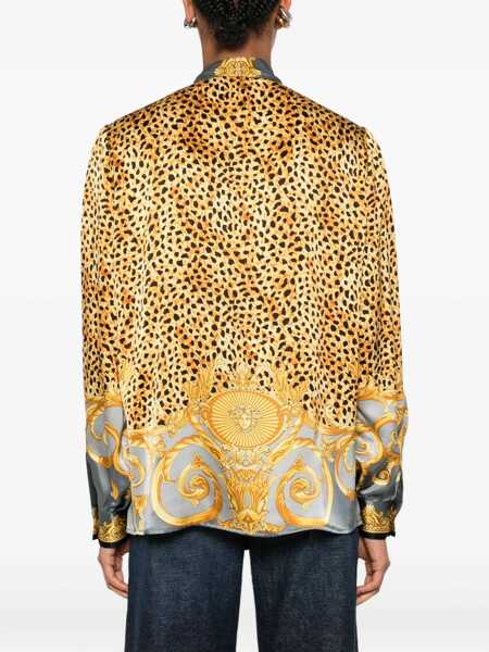 Bluze Versace Silk Shirt GREY Femei (BM 19533965) 4