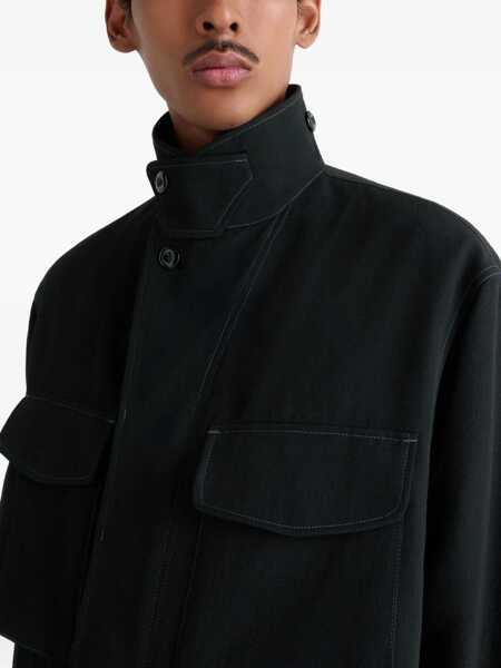 Sacouri office LEMAIRE Soft Field Jacket BLACK Barbati (BM 19533998) 5