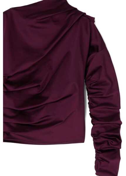 Bluze Ganni Arriculated Top. BORDEAUX Femei (BM 19534007) 2