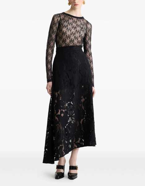 Fuste casual Patou Lace Midi Skirt BLACK Femei (BM 19534058) 2