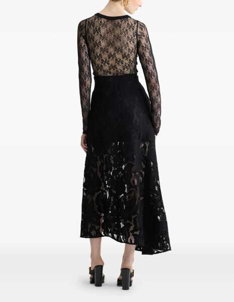 Fuste casual Patou Lace Midi Skirt BLACK Femei (BM 19534058) 3