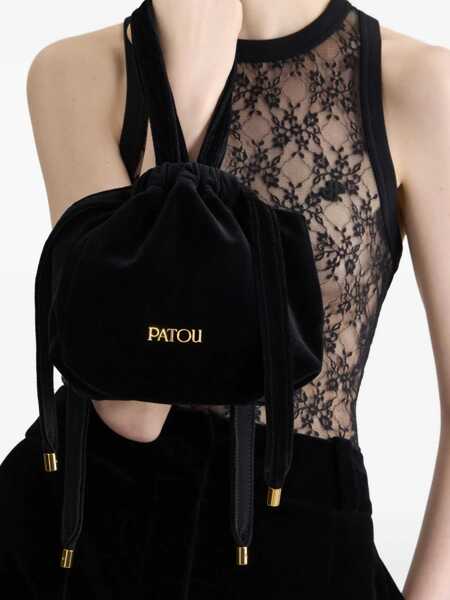 Genti de umar Patou Velvet Clutch Bag BLACK Femei (BM 19534067) 2