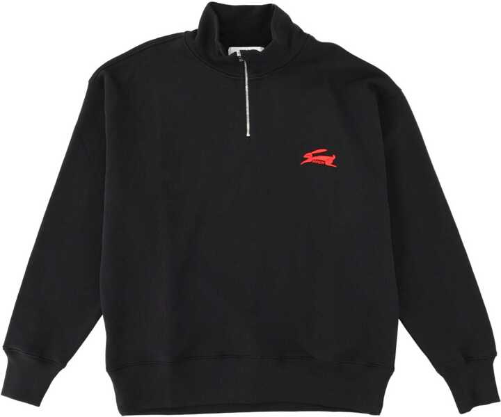 Bluze de trening MSGM Follow The Rabbit Sweatshirt BLACK Barbati (BM 19534091) 1