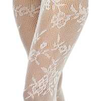 Sosete Dama - Sosete Alexander McQueen Lace Tights IVORY Femei (BM 19534139) - B-mall.ro