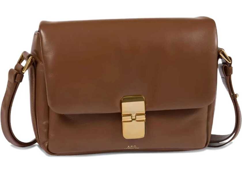 Genti tip postas A.P.C. Grace Soft Bag BROWN Femei (BM 19534160) 3
