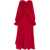 Alexander McQueen Draped Long Evening Dress RED