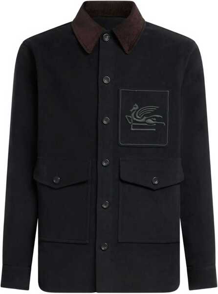 Jachete ETRO Jacket With Pegasus GREEN Barbati (BM 19534190) 1