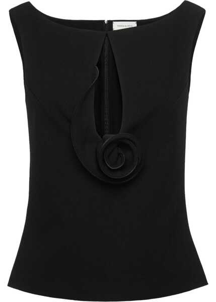 Bluze Magda Butrym Top With Flower Detail BLACK Femei (BM 19534208) 1