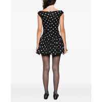 Rochii elegante Dama - Rochii elegante Self-Portrait Polka Mini Dress BLACK Femei (BM 19534304) - B-mall.ro