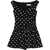 Self-Portrait Polka Mini Dress BLACK