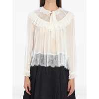 Bluze Georgette Lace Blouse Femei