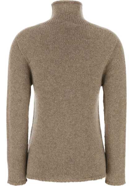 Pulovere casual THE ROW Mariam Turtleneck In Cashmere BEIGE Femei (BM 19534364) 2