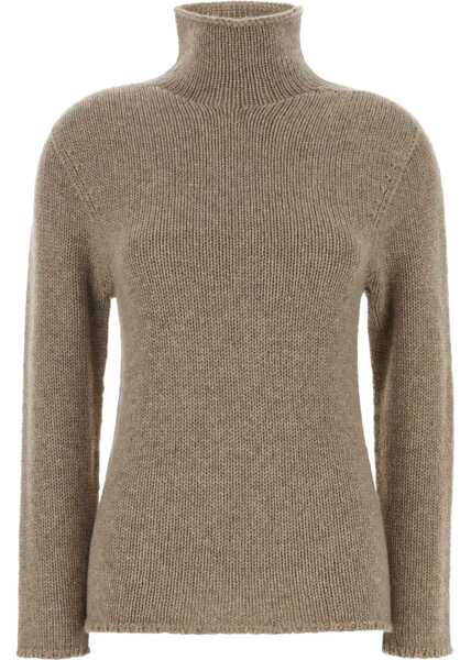 Pulovere casual THE ROW Mariam Turtleneck In Cashmere BEIGE Femei (BM 19534364) 1