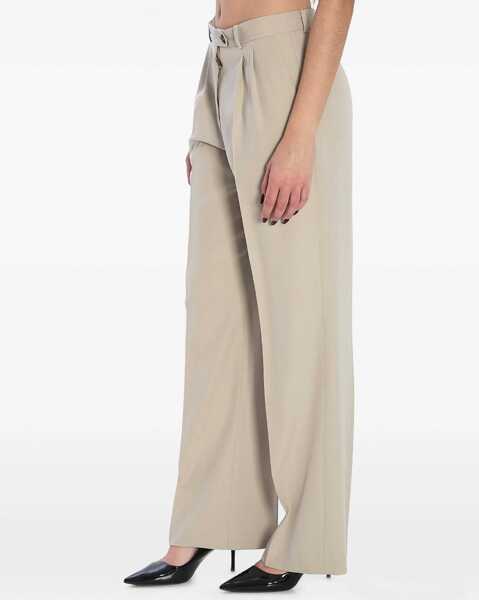 Pantaloni casual THE ROW Virgil Trousers In Virgin Wool GREY Femei (BM 19534367) 2