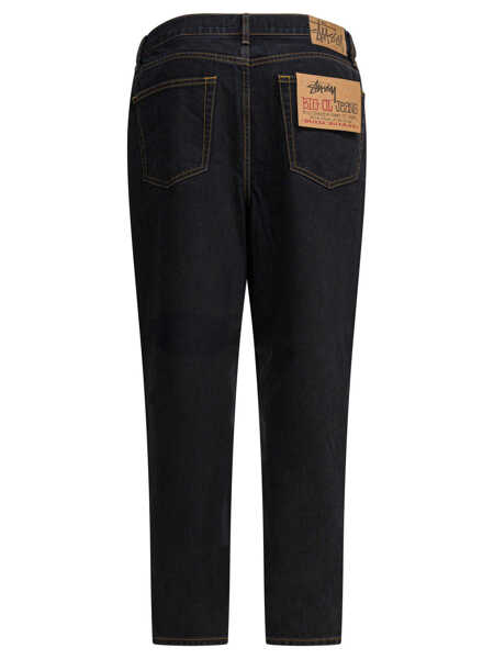 Blugi drepti STSSY Big Ol Jean Jeans Black Barbati (BM 19535523) 2